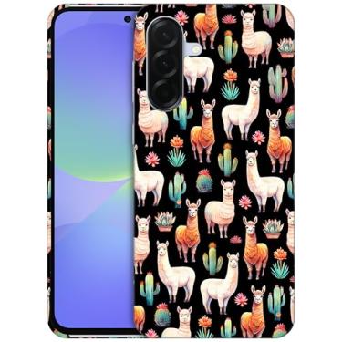 Imagem de GlamCase - Capa com suporte impresso de cacto lhama para A365G