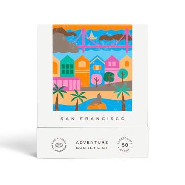 Imagem de San Francisco Adventure Bucket List: 50 Scratch-Off Cards for Outdoor Activities, Tourist Attractions, and Road Trips - Perfect Travel Gift and Guide for Exploring California
