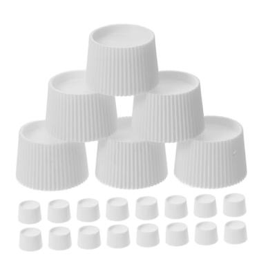 Imagem de CALLARON 50 tampas de pasta de dente, tampas de parafuso convenientes para uso fácil, capas de pasta de dente reutilizáveis para vários