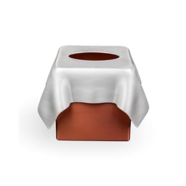 Imagem de Caixa Porta Lenços Decorativa Estilo Contemporâneo, Organizador Funcional para Lenços de Papel, Guardanapos ou Papel Toalha