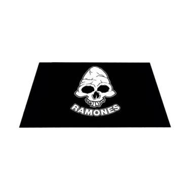 Imagem de Bandeira Ramones Em Poliéster Impressa Para Decoração De Carros, Garag