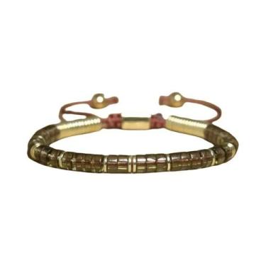 Imagem de Pulseira Boho Empilhável De Pedras: Kit Com Olho De Tigre, Lápis-Lazúl