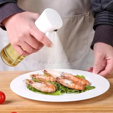Imagem de Borrifador Spray Culinário de Vidro e Acrílico, 200ml, Pulverizador para Azeite e Vinagre, Cor Aleatória