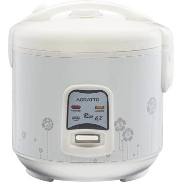 Imagem de Panela Elétrica De Arroz Riso Branco E Visor De Vidro PAI6X-02 Agratto 220V