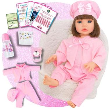 Imagem de Bebê Reborn Boneca Realista Em Silicone Promoção Pode dar Banho - Ador