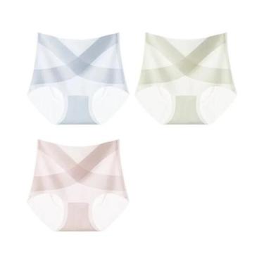 Imagem de Conjunto De Calcinhas Femininas plus Size Em Seda Gelada, Lingerie Sex