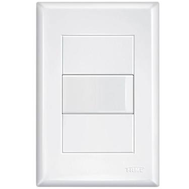 Imagem de Interruptor Simples 16a com Placa 4x2 Evidence 10137414 Fame Interruptor Simples 16a C- Placa 4x