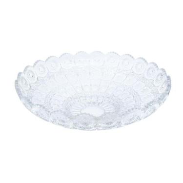 Imagem de Saladeira de vidro em relevo 31cm - Quero Presentear