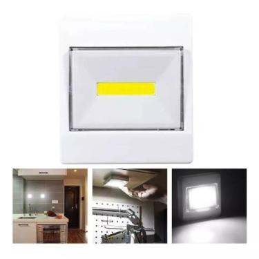 Imagem de Luminária De Led Emergência Sem Fio 3W Toque Closet Armário Guarda Rou