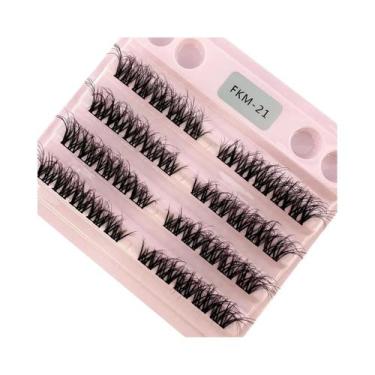 Imagem de Extensões De Cílios 3D Naturais De Visón E Raposa, Cachos Individuais 
