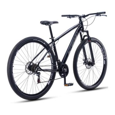 Imagem de Bicicleta Ksw Xlt 100 Aro 29 21V Mtb Preto/Prata Quadro 19
