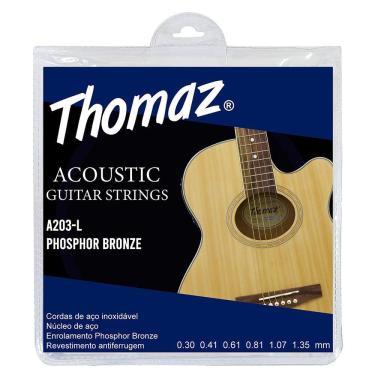 Imagem de Encordoamento Violão Aço 012 Phosphor Bronze 203L Thomaz