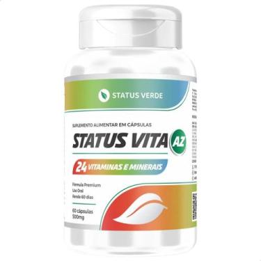 Imagem de Multivitaminico Status Vita 24 Vitaminas 60 Cáps - Suplemento Natural