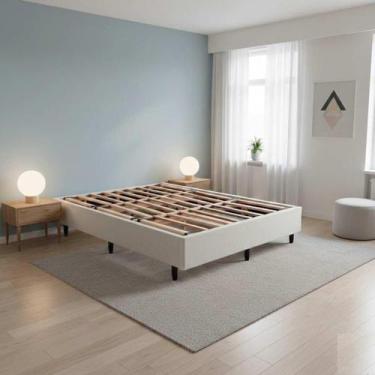 Imagem de Base Box Na caixa Queen Size Desmontável 156x197 Fácil Montagem - Tuia
