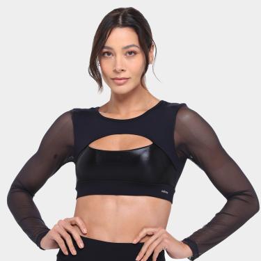 Imagem de Top Cropped Selene e Recorte Manga Longa Feminino-Feminino