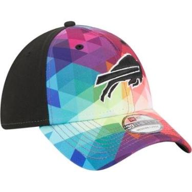 Imagem de Boné New Era 39Thirty Stretch Fit NFL Crucial Catch 2023 Buffalo Bills Masculino-Masculino
