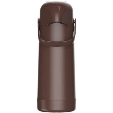 Imagem de Garrafa Térmica Magic Pump Marrom 1L - TÉRMOLAR
