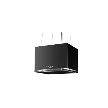Imagem de Coifa de Ilha Luminária Debacco Malta 50cm Inox e Vidro com Painel Touch Led Transparen...