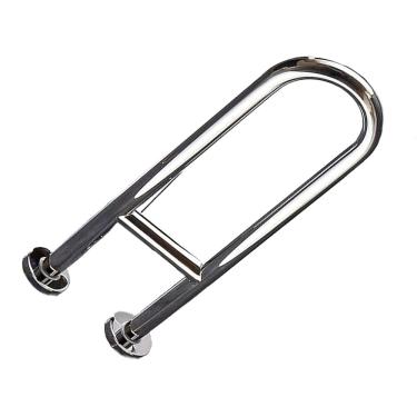 Imagem de Barra de Apoio em U 60cm Banheiro Box Seguranca Idosos Gestantes Cadeirantes Lavabos Hospitais Casa de Repouso