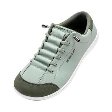 Imagem de Tênis Minimalista Unissex Ajustável De material sintético Com Bico Lar