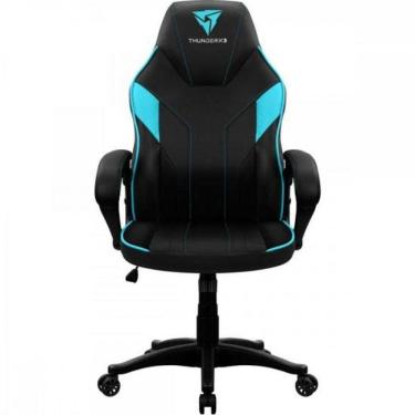 Imagem de Cadeira Gamer EC1 Thunderx3 em Poliuretano com Tecnologia Air Tech e Balanço Azul
