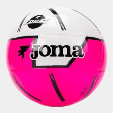 Imagem de Bola de Futebol Futsal Joma Cancha, Único, Unissex, Branco, Rosa