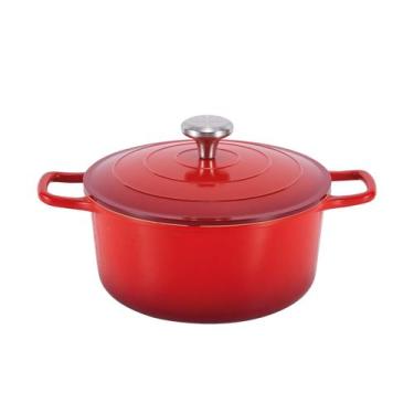 Imagem de Cacarola Inducao 28 cm Vista Home Amalfi Rosso 7 Litros, 7 litros, Ver