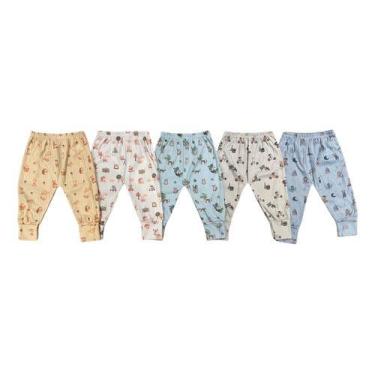 Imagem de Kit 10 Calças Mijão Virapé Bebê Menino Falha Agulha Alyaht -, Multicol