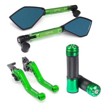 Imagem de Manopla Retrovisor Manete Pop Titan Fan Start Cargo A Lona - Stark Rac