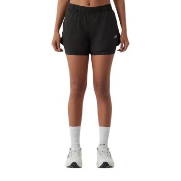 Imagem de Shorts Feminino Treinos Corridas Sport 2 In 1 New Balance