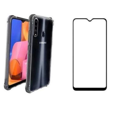 Imagem de Capa Transparente + Película de Vidro 3D Samsung Galaxy A20S - LXL
