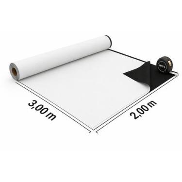 Imagem de Tecido Profissional Tela Telão De Projeção 300 Polegadas Datashows Pro