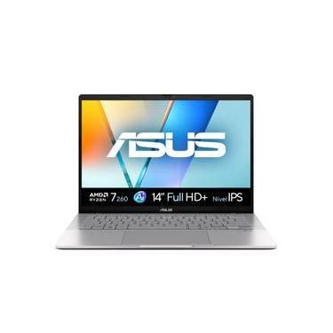 Imagem de Notebook ASUS Vivobook S14, AMD Ryzen 7 260, 16GB, 512GB SSD, Windows 11 Home, 14" LCD...