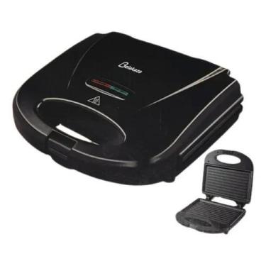 Imagem de Sanduicheira Grill 2 Em 1 Lanche Chapa Tostex Misteira Belakaza 800w C