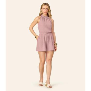 Imagem de Blusa Feminina De Alça Malhão Maquinetado Endless Rosa, GG, Rosa