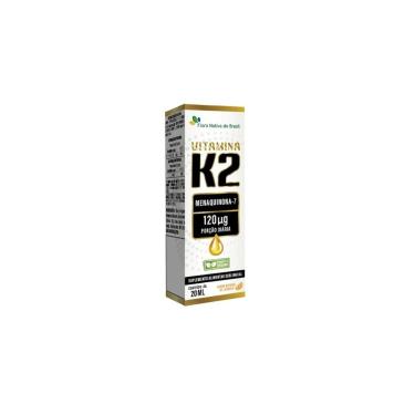 Imagem de Vitamina K2 Menaquinona-7 20ml Sabor Laranja Flora Nativa-Unissex
