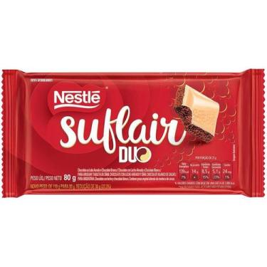 Imagem de Barra de Chocolate Suflair Duo 80g Nestlé, 80g, 1 unidade, Chocolate a