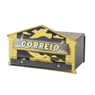 Imagem de Caixa Correio Pombinho 15x25x12 Para Grade - Fuzil