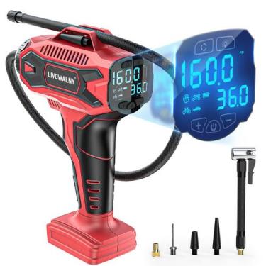 Imagem de Compressor de ar com inflador de pneus LIVOWALNY para Milwaukee M18 16