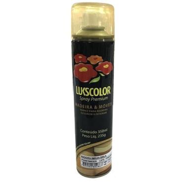 Imagem de Verniz P/ Madeira Spray Lukscolor Exterior e Interior 350ml