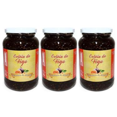 Imagem de Geleia Caseira de Figo 700g Vinícola Masotti - Kit 3 unid