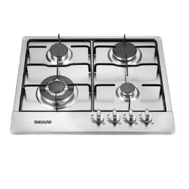 Imagem de Cooktop Suggar a Gás 4 Bocas Inox FG4134IX, Bivolt