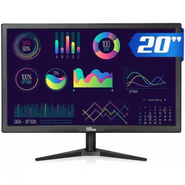 Imagem de Monitor Dr. Office, 20 Pol, HD+, 60Hz, HDMI/VGA, Preto, DO-MN-PD20HSFB