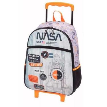 Imagem de Mochila Escolar Nasa Astro Infantil Rodinhas Tam Grande - Pacific