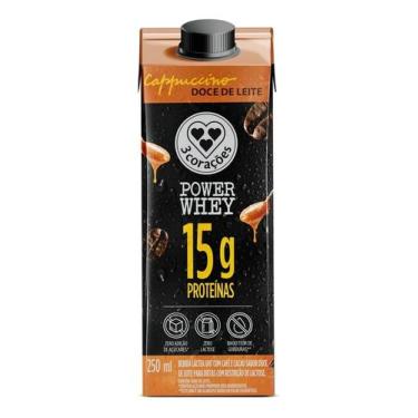 Imagem de Bebida Lactea cappuccino doce de leite zero lactose power wh - 3 Coraç
