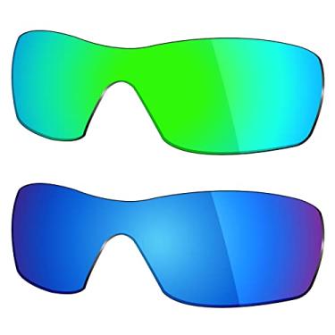 Imagem de 2 pares de lentes polarizadas de substituição da Mryok para óculos de sol Oakley Dart – Opções