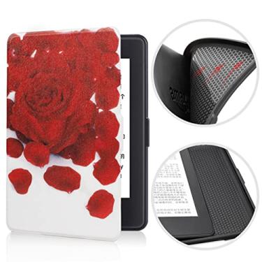 Imagem de CCOO A capa serve para o novo Amazon Kindle Paperwhite [11ª geração, versão 2021], capa macia de TPU (poliuretano termoplástico) premium, função hibernar/despertar automática inteligente