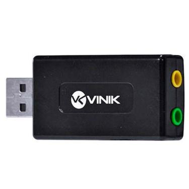 Imagem de Placa de Som Externa USB - Som Virtual 7.1 - Vinik AUSB71