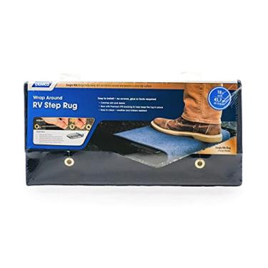 Imagem de Camco Tapete de degrau 42905 Blue Premium Wrap Around RV (100% poliéster (44,5 cm x 45,7 cm))