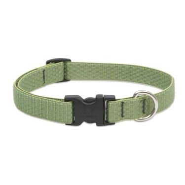 Imagem de LupinePet Coleira ajustável Eco 1,9 cm musgo 22,8 cm - 35,5 cm para cães pequenos